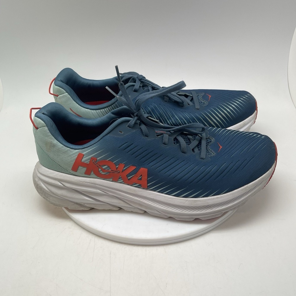 Hoka One One Sneakers Mens 11 D Rincon 3 119395 RTEB Blue Running Shoes